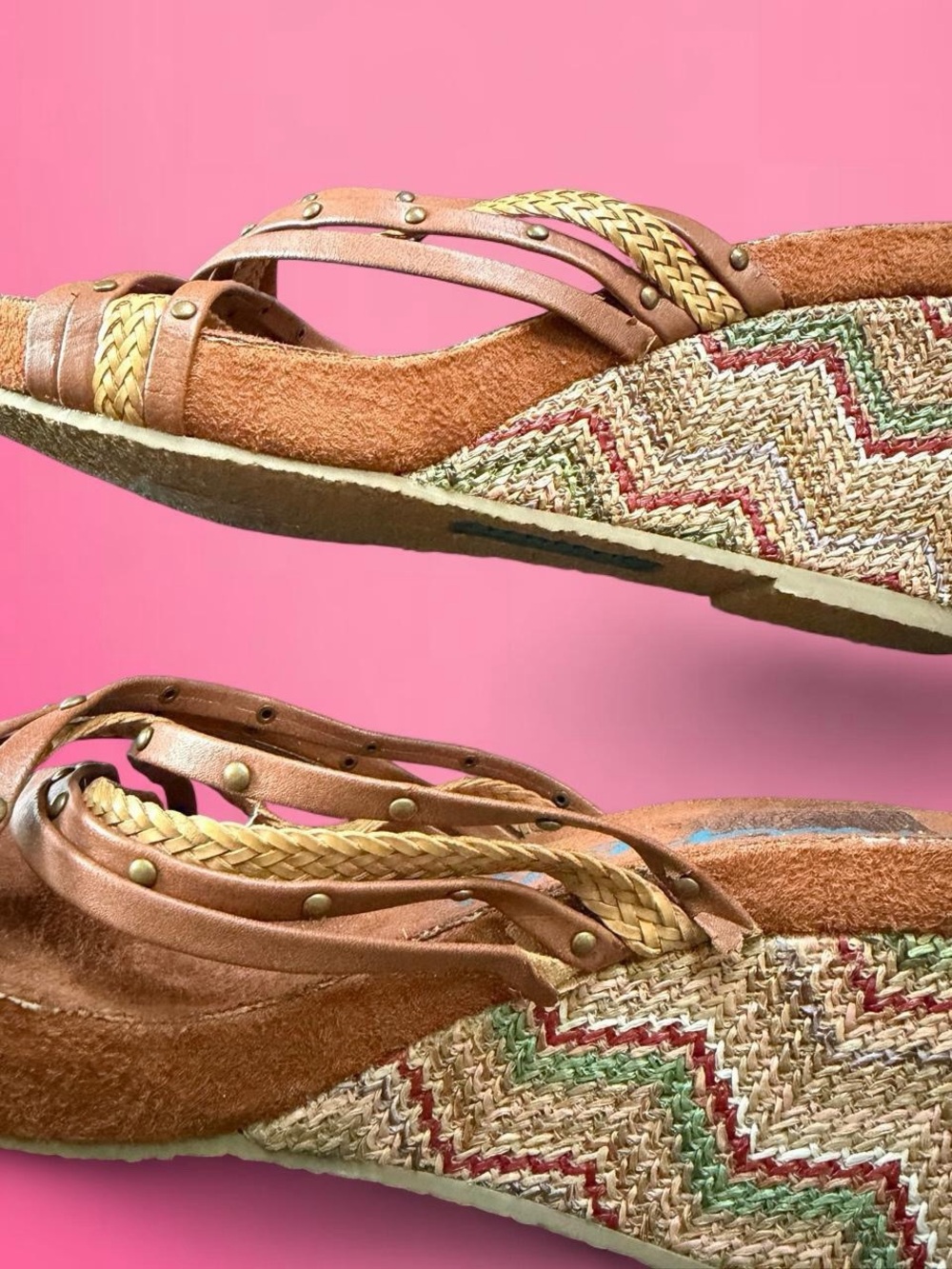 vintage y2k skechers wedge sandals - Picture 7 of 7